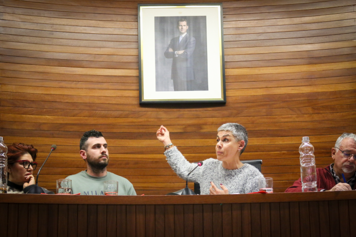 Imagen de archivo de la Alcaldesa de Beniel, Mari Carmen Morales, en el pleno municipal del 17 de enero de 2025 | Dominic D. Skerrett (La Protesta Diario)