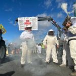 Agricultores y ganaderos bloquean las autovías de la Región de Murcia para exigir medidas urgentes