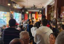 IU-Verdes y el PCRM celebran su Roscón Republicano en Ítaca con llamamientos a la unidad de acción, el municipalismo y la movilización social La Cooperativa ítaca abarrotada en el acto de las comunistas murcianas | Dominic D. Skerrett