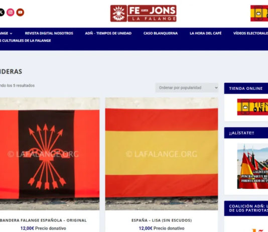 FACUA denuncia a La Falange por vender artículos en su página web bajo apariencia de donativos