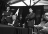 Fotografía del Presidente Estadounidense, Donald Trump, junto a los miembros de su¡ gabinete tras la rueda de Prensa ofrecida desde Palm Beach | La Casa Blanca