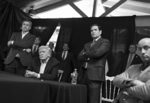 EE. UU. se atribuye la operación militar en Venezuela y anuncia una tutela neocolonial del país Fotografía del Presidente Estadounidense, Donald Trump, junto a los miembros de su¡ gabinete tras la rueda de Prensa ofrecida desde Palm Beach | La Casa Blanca