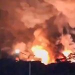 CONCENTRACIÓN EN MURCIA: SOLIDARIDAD CON VENEZUELA FRENTE A LA AGRESIÓN IMPERIALISTA Momento del bombardeo imperialista en Caracas | Captura de video difundido en X