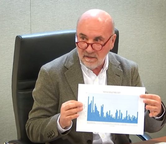 IU-Verdes alerta en la Comisión de la Asamblea Regional sobre el Trasvase Tajo-Segura: “No es agua para todos, sino para unos pocos” El diputado de IU, Jose Luis Álvarez-Castellanos, durante la Comisión especial del Trasvase Tajo-Segura en la que ha comparecido Cristina Narbona | ARM