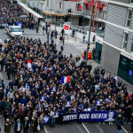 El Gobierno de Macron ampara una demostración de fuerza neofascista en Lyon marcada por la apología del nazismo Manifestación fascista en Lyon | Foto: @BFMTV (X)