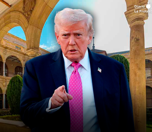 El trumpismo murciano se exhibe en la Universidad