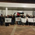 Archena mantiene viva la movilización mensual por Palestina en la plaza 1º de Mayo