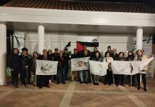 Archena mantiene viva la movilización mensual por Palestina en la plaza 1º de Mayo