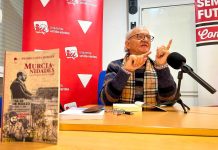 Pedro Costa Morata retoma hoy en Cartagena la ruta por la Región de Murcia con su último libro “Murcianidades” Costa Morata en la presentación de Murcianidades en Fortuna, el pasado 26 de enero | Esther Hidalgo Leal