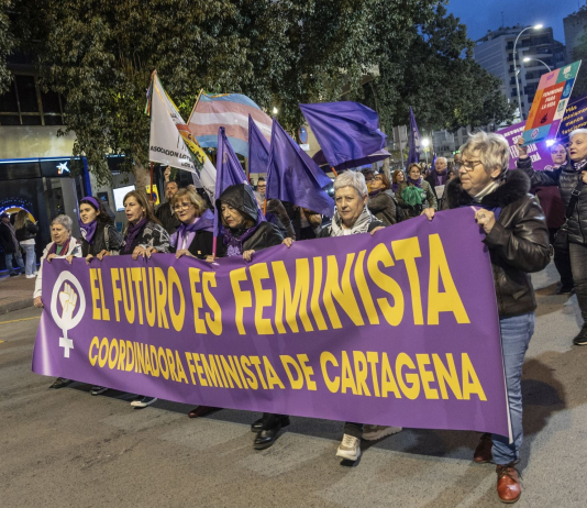 Cartagena tomará las calles este 8M contra la violencia machista y el avance del fascismo Foto de archivo del 8M en Cartagena | La Protesta Diario