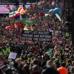 Miles toman las calles de Londres contra la extrema derecha y en solidaridad con Palestina