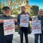El Movimiento de Solidaridad con Cuba llama a manifestarse en Murcia contra el bloqueo estadounidense y convoca un concierto solidario en apoyo al pueblo cubano Miembros del MESC en la Región de Murcia esta mañana tras la rueda de prensa ofrecida a las puertas del Ayuntamiento de Murcia | Dominic D. Skerrett
