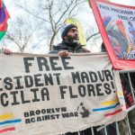 Manifestantes exigen en Nueva York la liberación de Nicolás Maduro y Cilia Flores frente al Tribunal de Manhattan