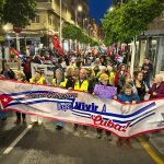 Fotogalería | Manifestación en Murcia contra el bloqueo de Estados Unidos a Cuba