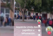 IU-Verdes y el PCRM facilitan la regularización de población senegalesa en Murcia y denuncian ataques de la extrema derecha Captura de pantalla de uno de los ataques fascistas en redes sociales | Tiktok