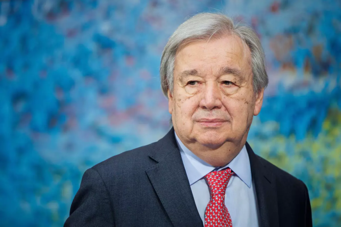 El secretario general de la ONU, António Guterres, asiste a una reunión en la sede europea de las Naciones Unidas en Ginebra el 23 de febrero. El secretario general de la ONU, António Guterres, asiste a una reunión en la sede europea de las Naciones Unidas en Ginebra el 23 de febrero.