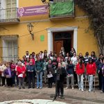 Alhama de Murcia reivindica el 8M con memoria, feminismo y reconocimiento a las mujeres que abrieron camino en el municipio Acto institucional del 8M a las puertas del Ayuntamiento de Alhama de Murcia | IU