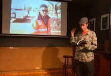 Cooperativa Ítaca acoge la presentación de Kapokadas, un viaje a dedo contra fronteras, controles y relatos oficiales “Kapok” durante la presentación de su obra en Cooperativa Ítaca en Murcia | Dominic D. Skerrett