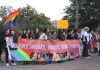Colectivos LGTBIQ+ y sindicatos docentes denuncian el incumplimiento de la Ley Trans en las aulas de la Región de Murcia Imagen de archivo de una movilización por los derechos LGTBIQ+ en Murcia | Dominic D. Skerrett