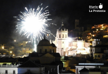 IU propone una regulación más exigente de la pirotecnia en Lorca Imagen de archivo de pirotecnia en Lorca | IU