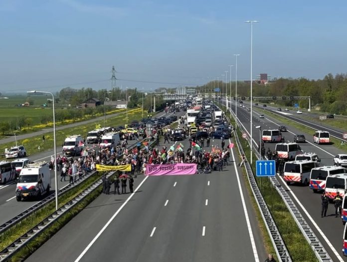 Bloqueo de la A12 en Utrecht | XR