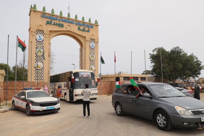 LIBYA-PALESTINIAN-ISRAL-CONFLICT-GAZA-AID