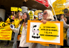 Ni la lluvia frena la rebelión del 0-3 frente a la Asamblea Regional de Murcia