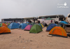“La frontera israelí empieza aquí”: el convoy Global Sumud denuncia días de retención en Libia Campamento de los activistas retenidos en Sirte | Daniel Lobato (X)