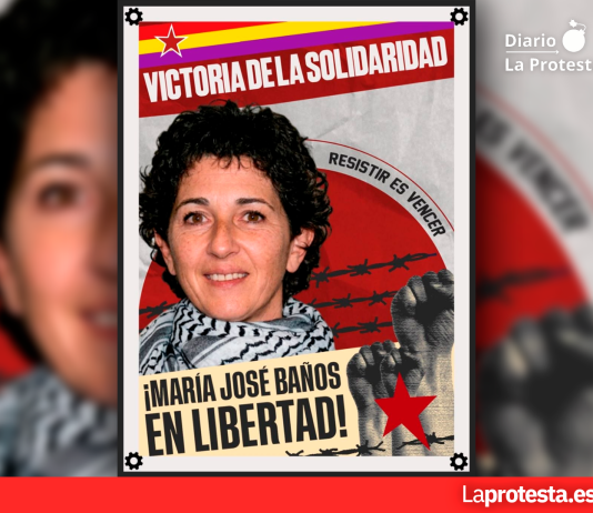 La presa comunista María José Baños queda en libertad tras una intensa campaña de solidaridad y presión social