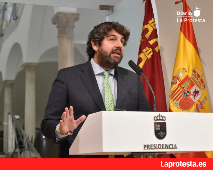El presidente de la Región de Murcia, Fernando López Miras, anuncia remodelaciones en el Gobierno autonómico DIMA - Europa Press