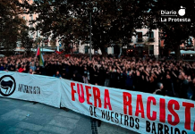 Lavapiés frena a Falange: cientos de antifascistas bloquean la marcha racista en Madrid