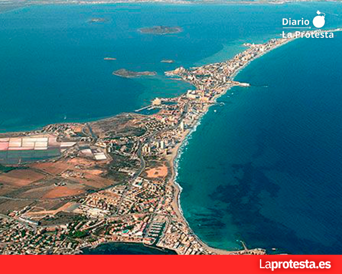 Vista aérea del Mar Menor Vista aérea del Mar Menor