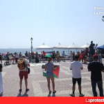 Los Alcázares acoge durante estos días diversas actividades por Palestina Imagen de archivo de una movilización de Mar Menor X Palestina el 9 de agosto de 2025 | Dominic D. Skerrett
