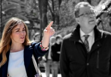 Murcia: Rebeca Pérez llega a la alcaldía cercada por el escándalo del IMED y décadas de urbanismo al servicio del poder Rebeca Pérez junto al difunto alcalde José Ballesta en una imagen difundida por el Ayuntamiento de Murcia.