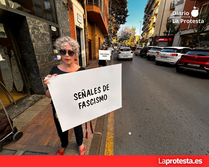 Portada web - la protesta señales de fascismo