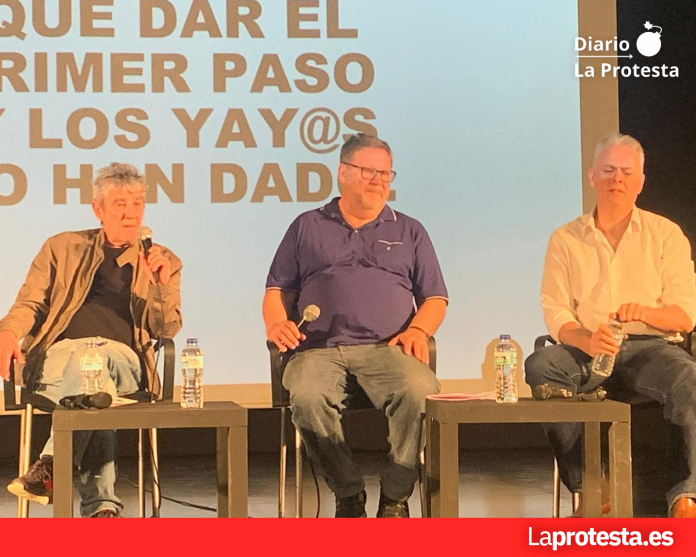 De izq. a der.: Antonio Garcia, Joaquín Sánchez y Hector Illueca | Foto: Diego Jiménez