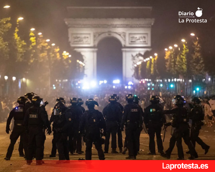 Imagen de las cargas durante las celebraciones de 2025. Foto: thesun.com