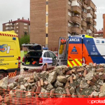 Imagen de archivo de un derrumbe causado por un terremoto en Murcia | Foto.- Huermur