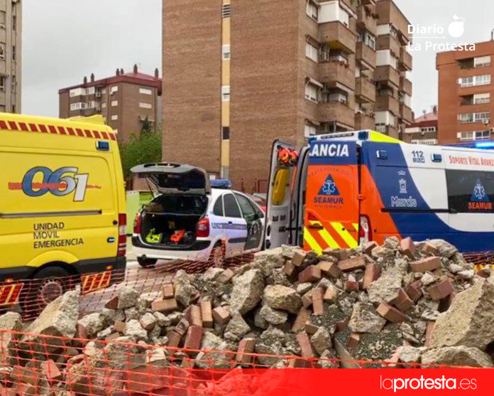 Imagen de archivo de un derrumbe causado por un terremoto en Murcia | Foto.- Huermur