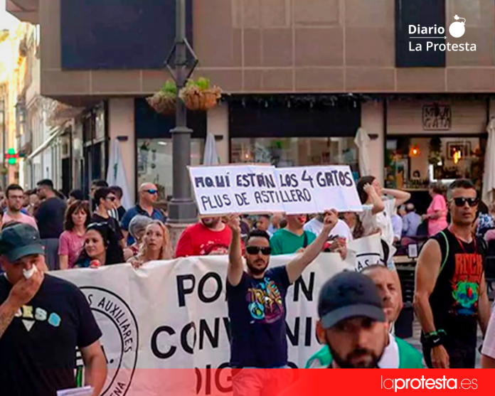 Imagen de archivo de una movilización del sector del metal en Cartagena | UGT FICA Región de Murcia