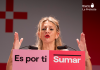 La Vicepresidenta del Gobierno y exlíder de Movimiento Sumar, Yolanda Díaz, durante un mitin | Foto.- Sumar