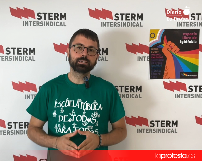 Andrés Martínez, responsable del Área LGTBI de STERM Intersindical | STERM Andrés Martínez, responsable del Área LGTBI de STERM Intersindical | STERM