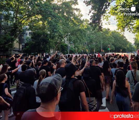 Barcelona blinda a los neonazis y carga contra quienes los rechazan Movilización antifascista del pasado sábado en Barcelona | @Miquel_R (X)