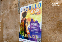 GALACTYCO proyecta este martes ‘Arcoiris en blanco y negro’ en el Aula de Cultura de la Fundación Mediterráneo Cartel informativo instalado en una calle del centro de Cartagena | Colectivo Galactyco