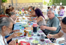La Coordinadora Palestina Libre Región de Murcia celebra su encuentro anual junto a familias refugiadas de Gaza en Cehegín La gastronomía y la conversación sirvieron de puente entre culturas y vivencias durante el almuerzo celebrado en La Finca Las Nieves | Cedida