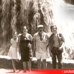 Valentín González, derecha, junto a sus padres y su hermana | Cedida por la familia