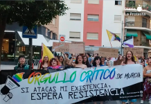 El Orgullo vuelve a las calles de Murcia con una propuesta reivindicativa: una Ruta Crítica que recorrerá la ciudad para denunciar las desigualdades y defender un Orgullo combativo, antifascista y comunitario.