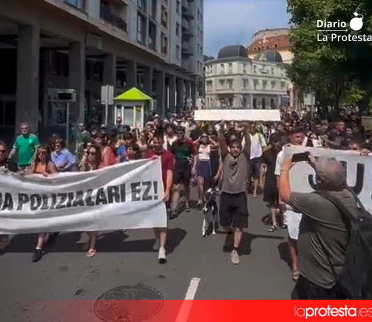 Movilización por el fallecimiento del joven tras la actuación policial del pasado lunes