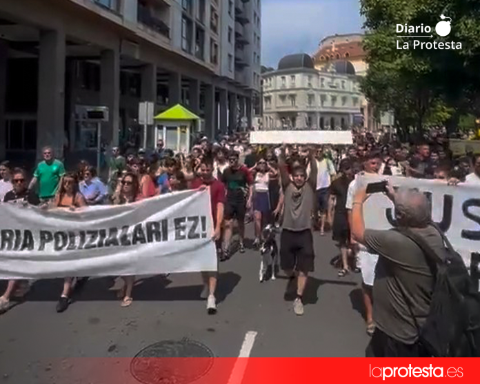 Movilización por el fallecimiento del joven tras la actuación policial del pasado lunes