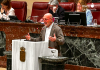 Imagen de archivo de José Luis Álvarez-Castellanos durante una intervención en el Pleno de la Asamblea Regional | Dominic D. Skerrett